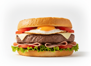 Sándwich de lomito de Cafesitio