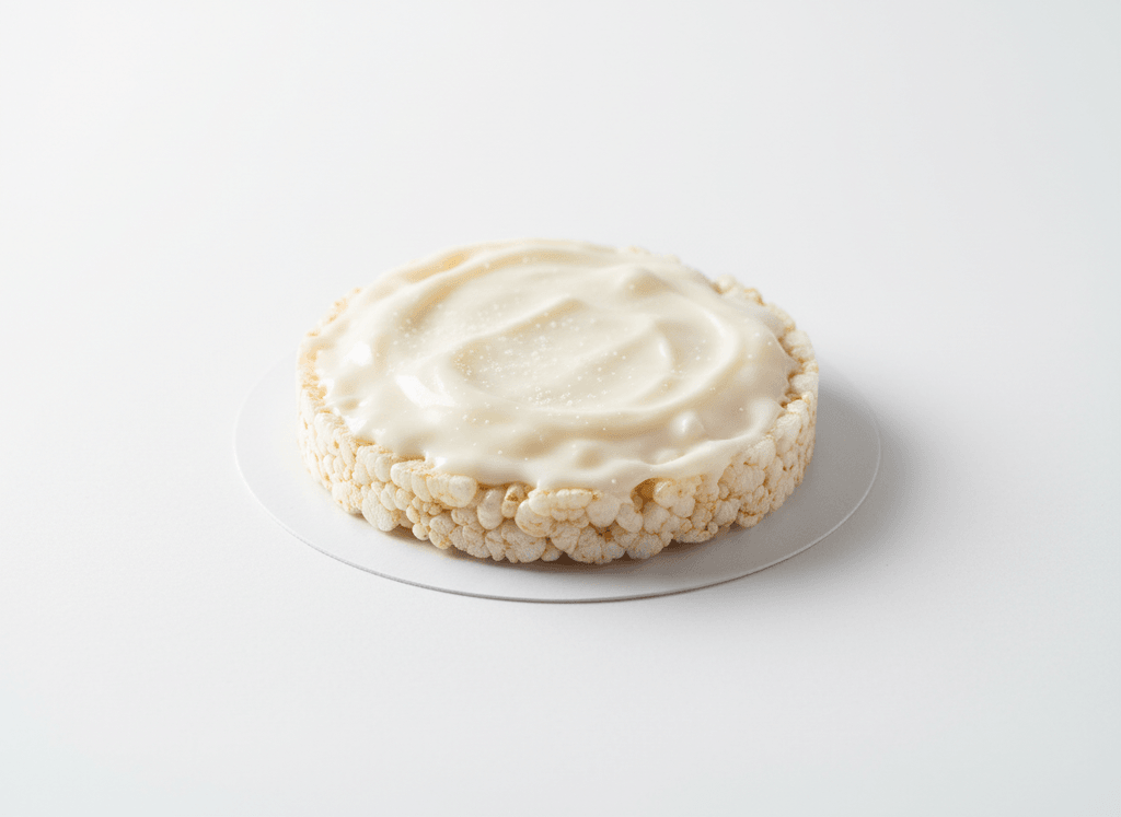 Torta de arroz proteica