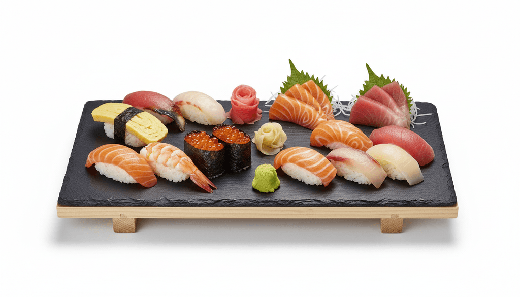Niguiri y sashimi