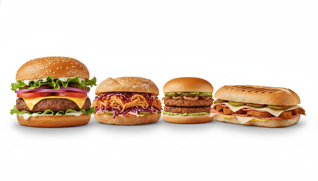 Hamburguesas y sandwiches