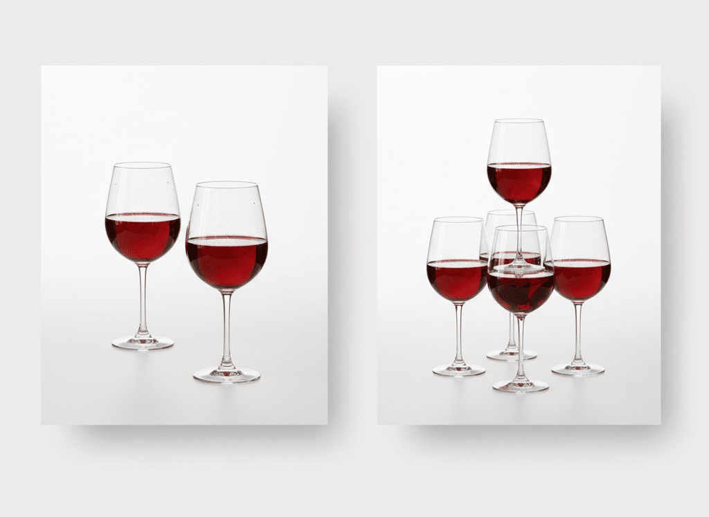 Set de copas de vino