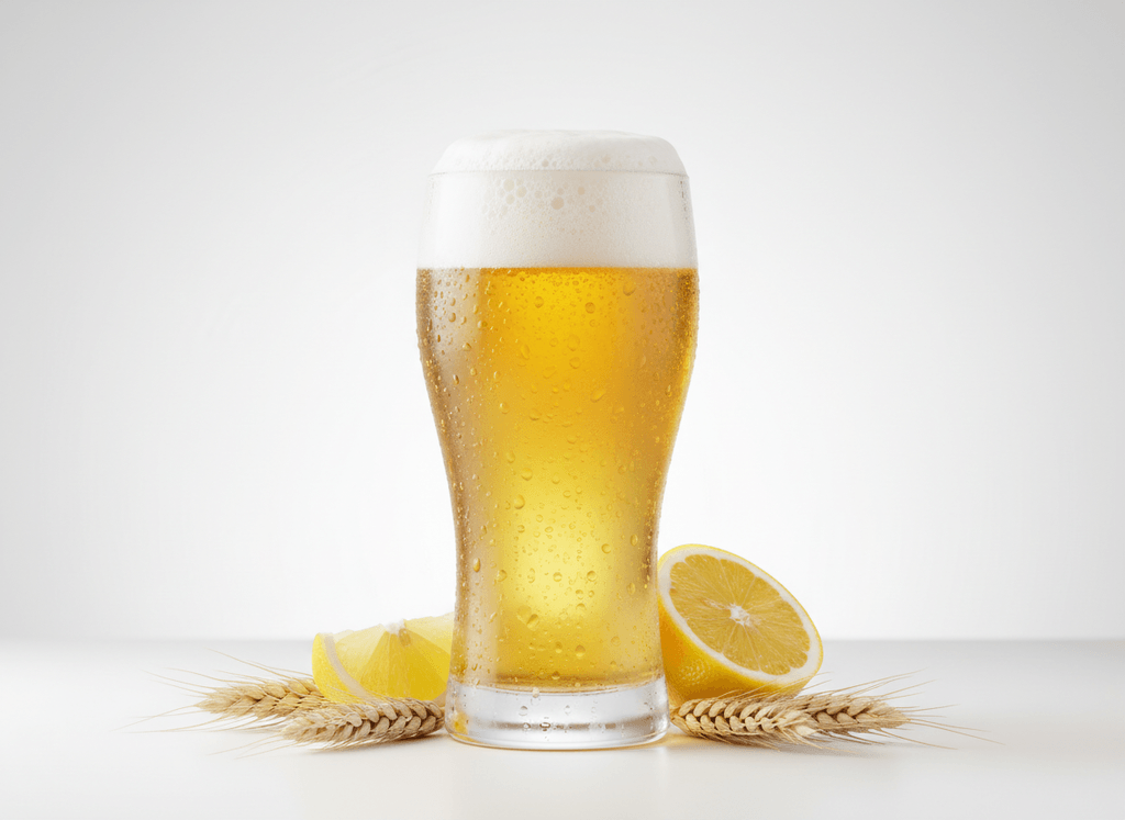Cerveza rubia premium