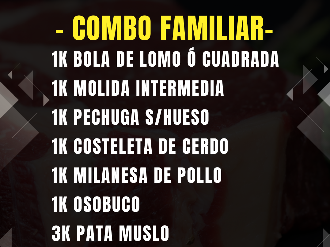 COMBO FAMILIAR (9kilos)
