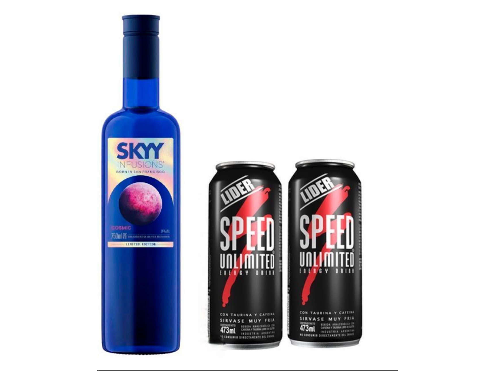 SKY COSMIC 750ML + 2 SPEED XL 473ML