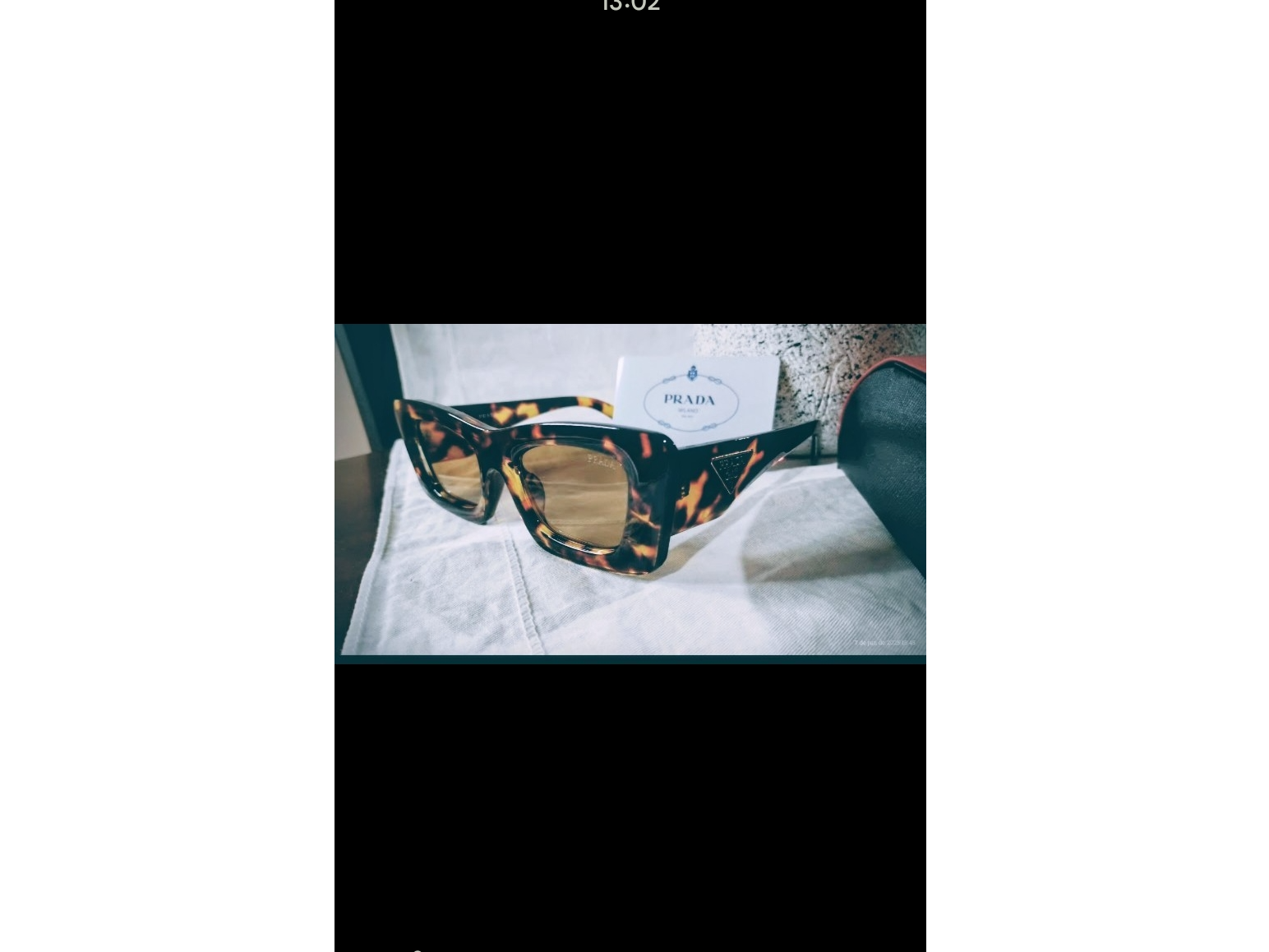 Lentes marrones replica PRADA