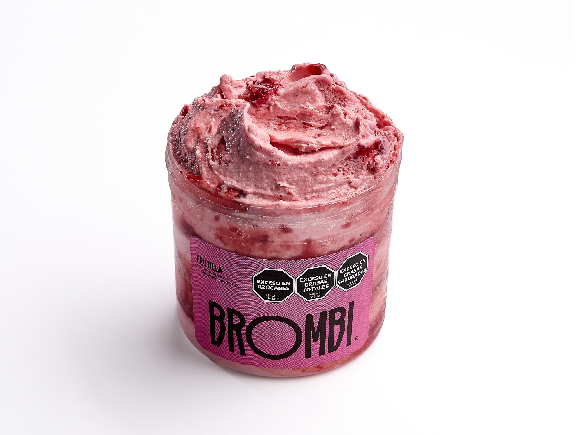 Helado de frutilla