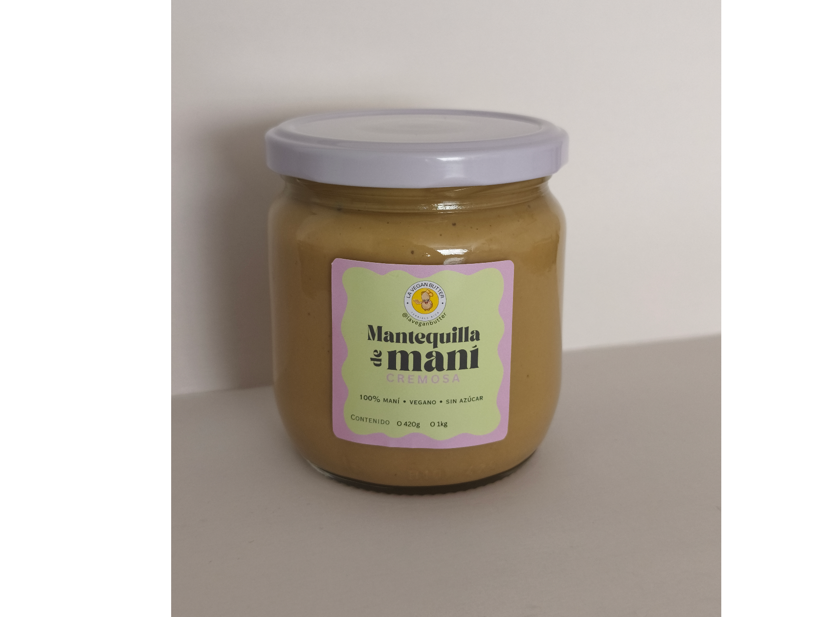 Mantequilla de maní crunchy