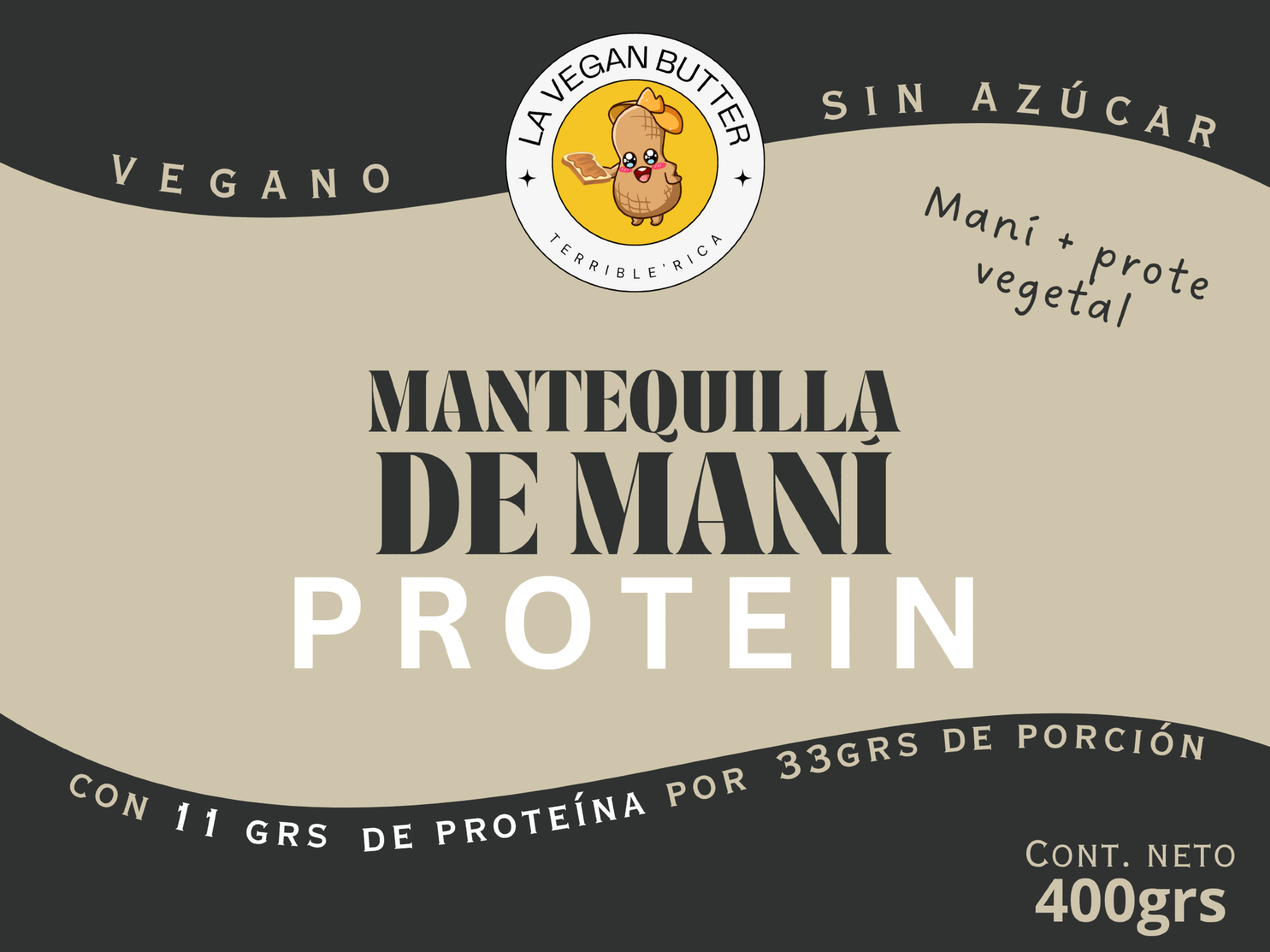 Mantequilla de maní protein