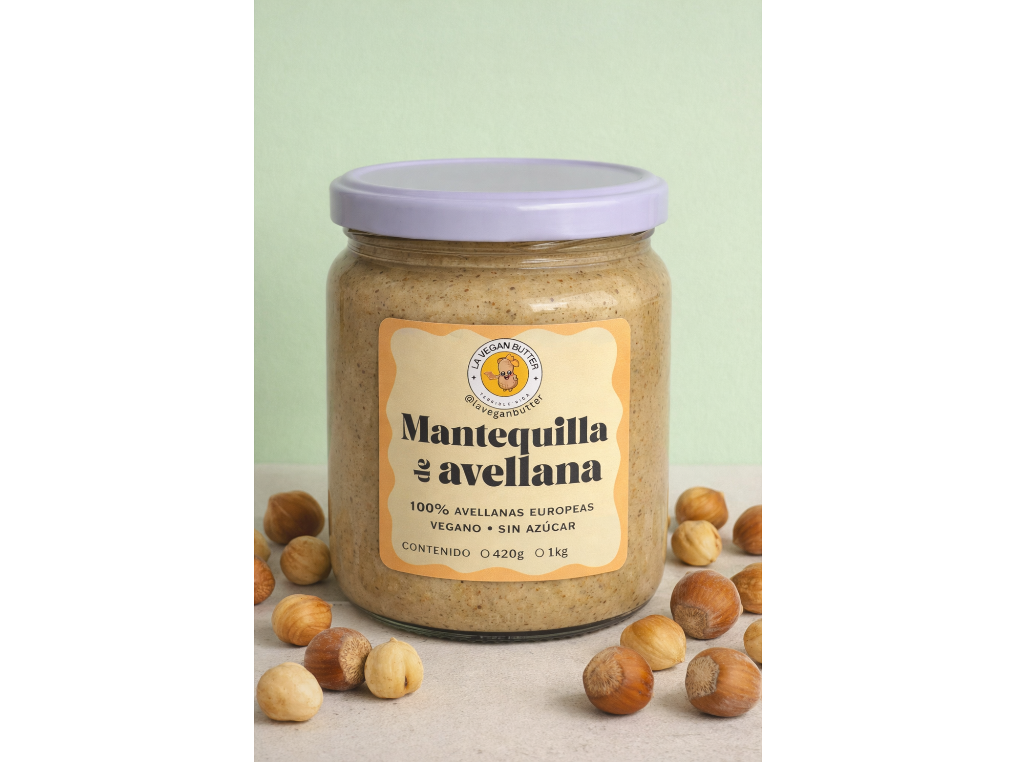 Mantequilla de avellanas