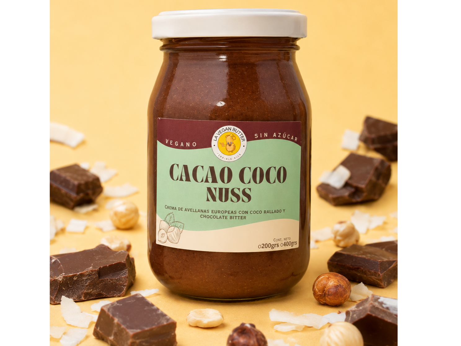 Cacao Coco Nuss (sin azúcar)