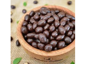 Mani con chocolate semiamargo