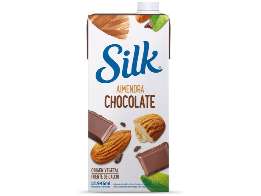 Leche de almendras Silk -Original-sin azucar-Chocolate 1 litro