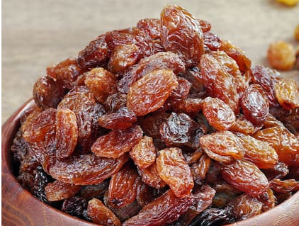 Pasas de uvas rubias