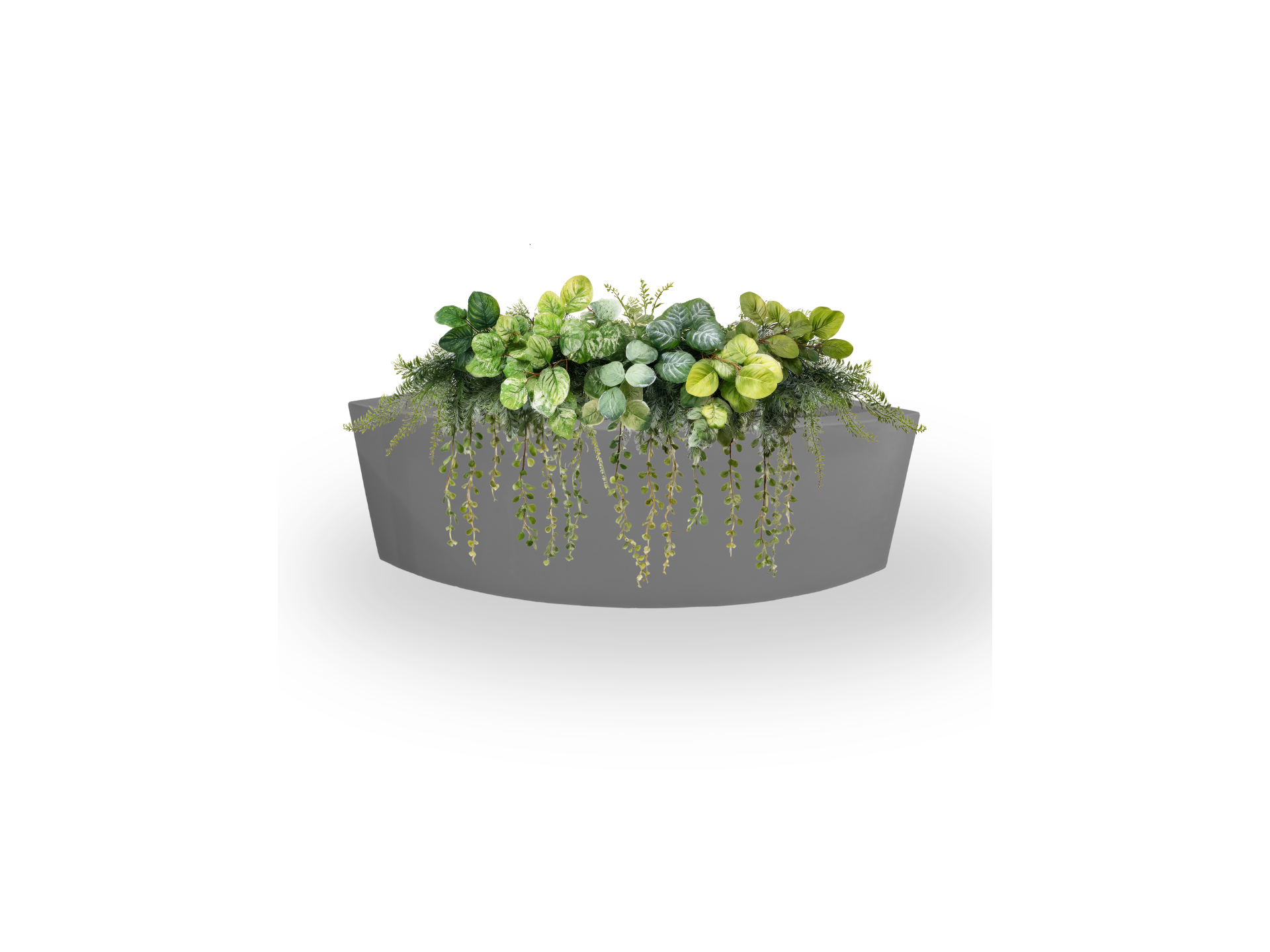 JARDINERA CURVA 65X20X20 ROTOMOLDEADA