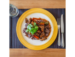 Pollo Teriyaki con mix de arroces integrales