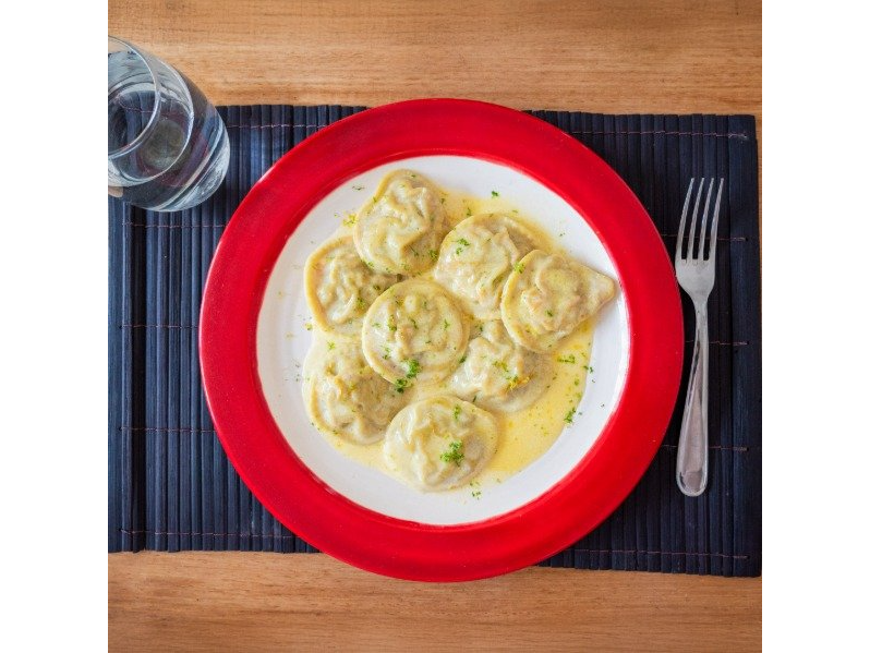 Sorrentinos de langostinos