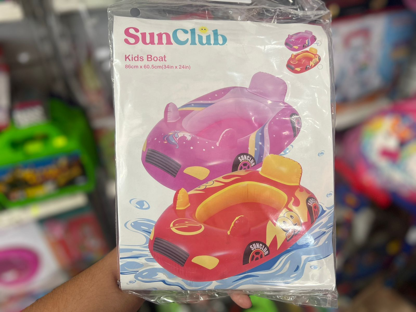 INFLABLE BOTE INFANTIL "SUNCLUB" COD:1108