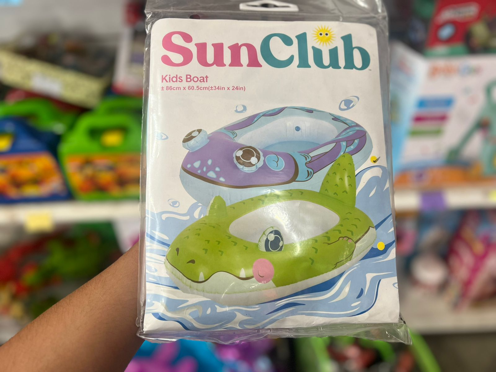 INFLABLE BOTE ANIMALITO "SUNCLUB" COD:1107