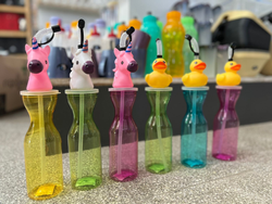 BOTELLA CABEZA DE UNICORNIO/PATITO COD:1053