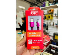 CABLE "GTC" USB/IPHONE 1MT EN CAJA COD:1842
