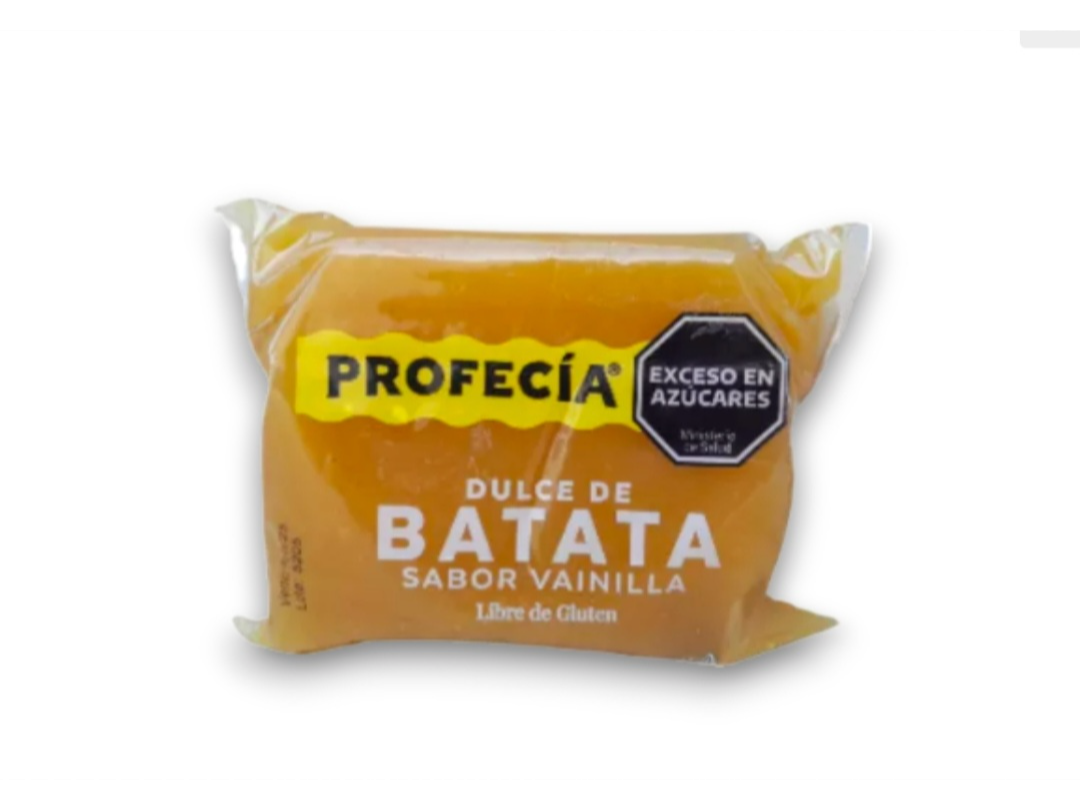 Dulce De Batata Natural Sin Glutén, Profecia