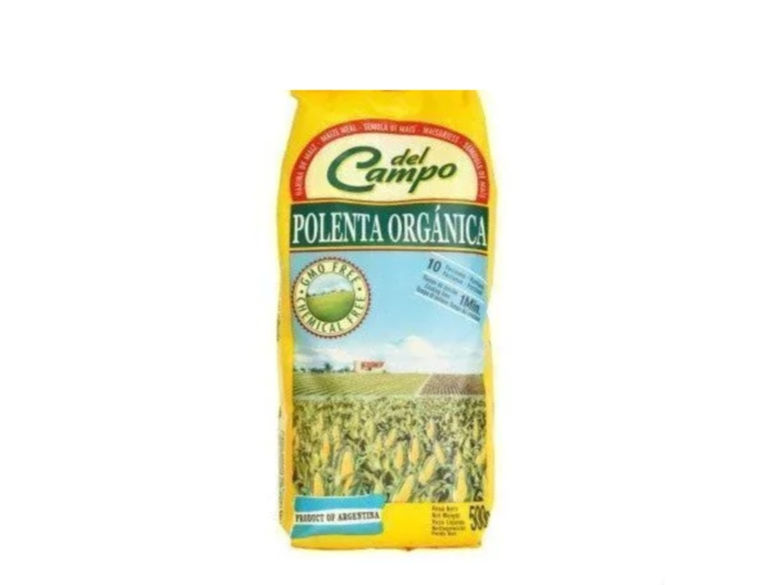 Polenta de maiz orgánica Del Campo