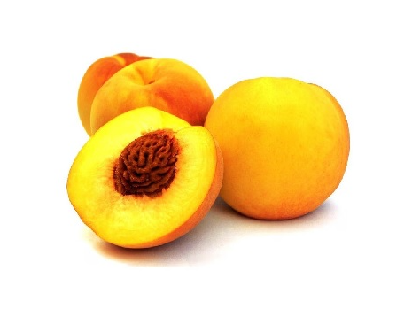 Durazno blanco y amarillo