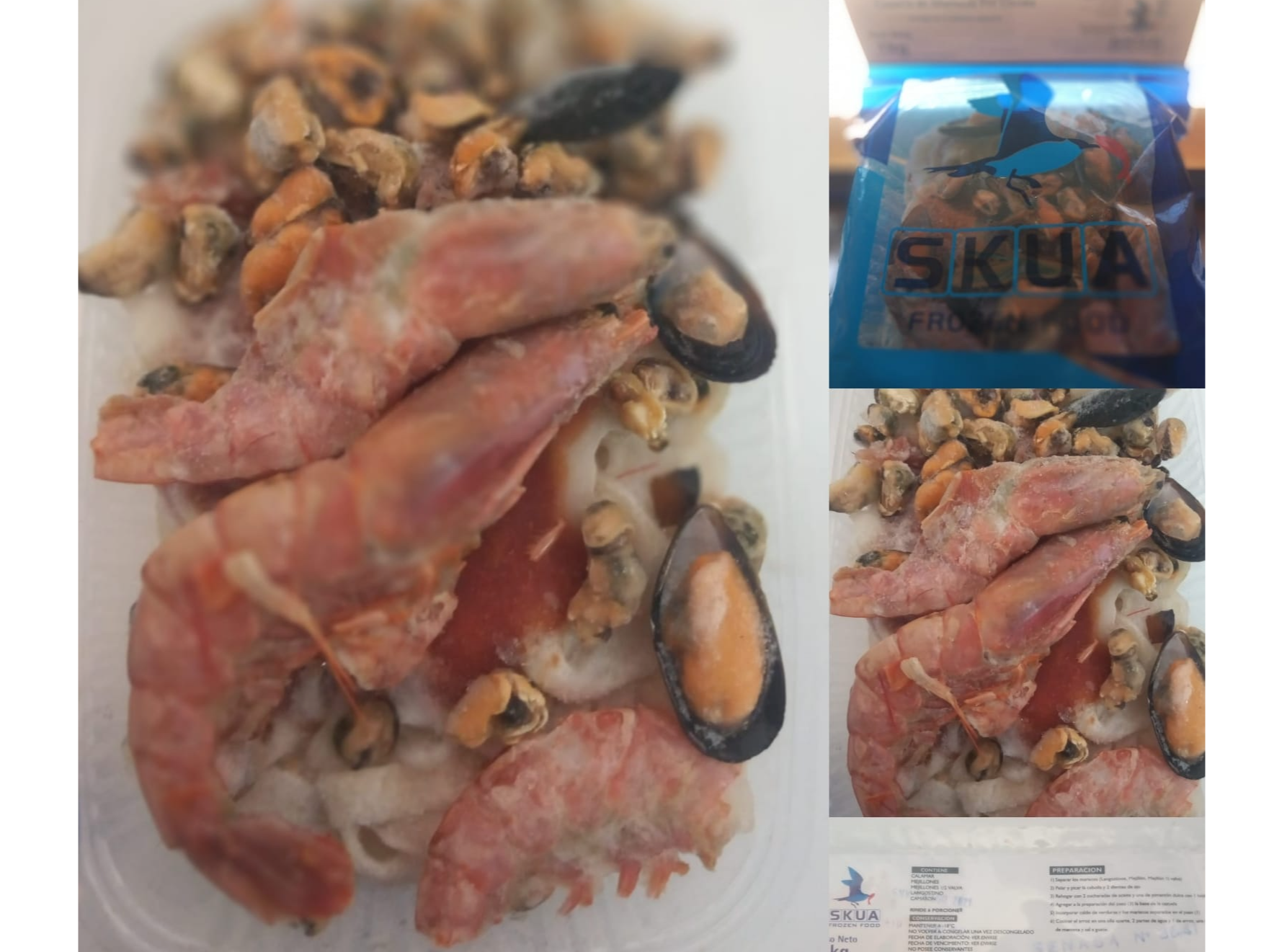 Cazuela de mariscos x 1 kilo