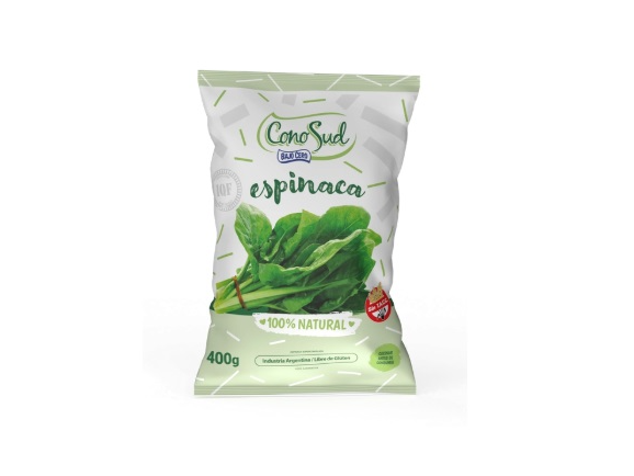Espinaca congelada x 400 gramos