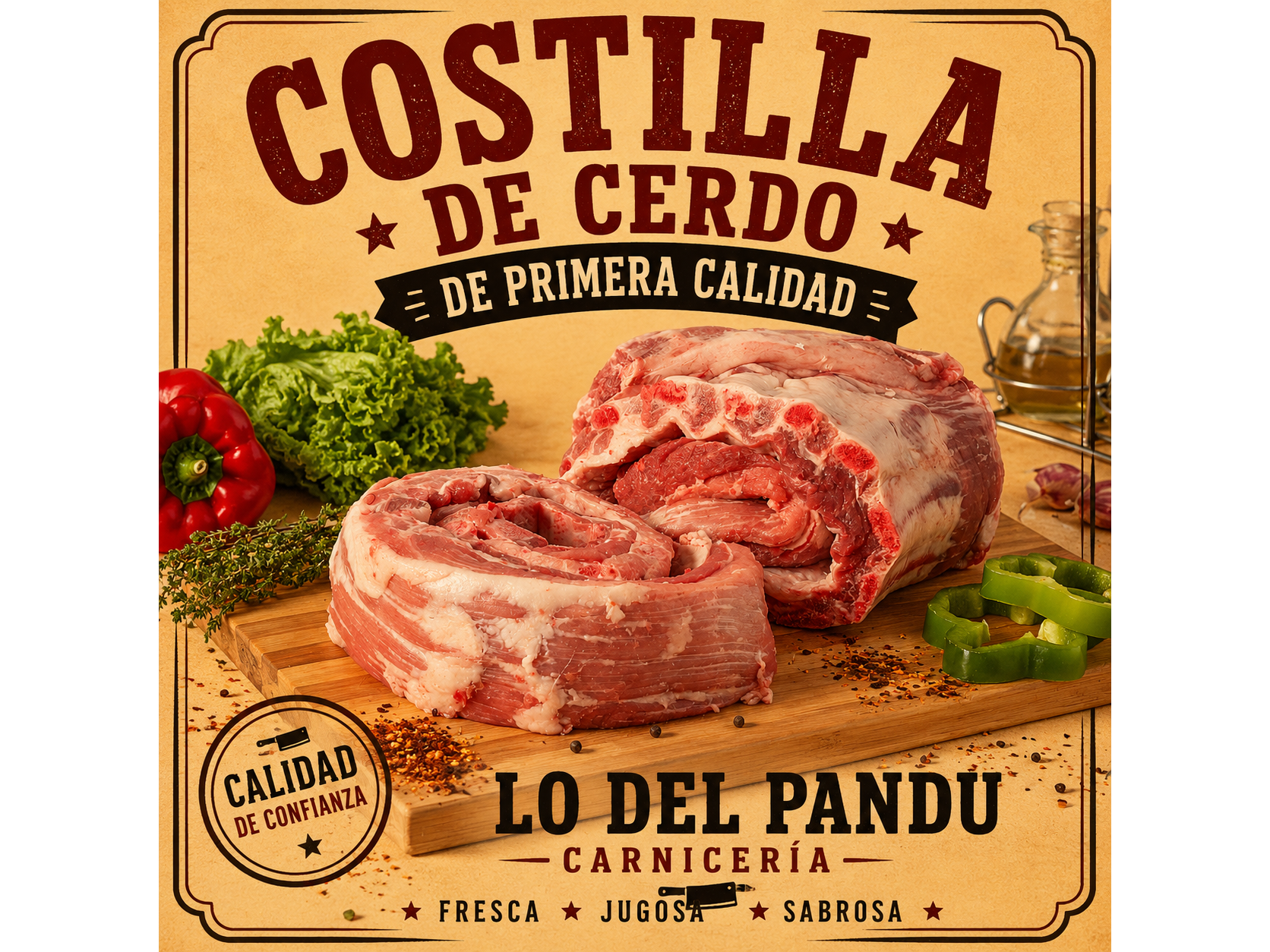 Costilla de cerdo (Pechito de cerdo) de PANDUCARNES