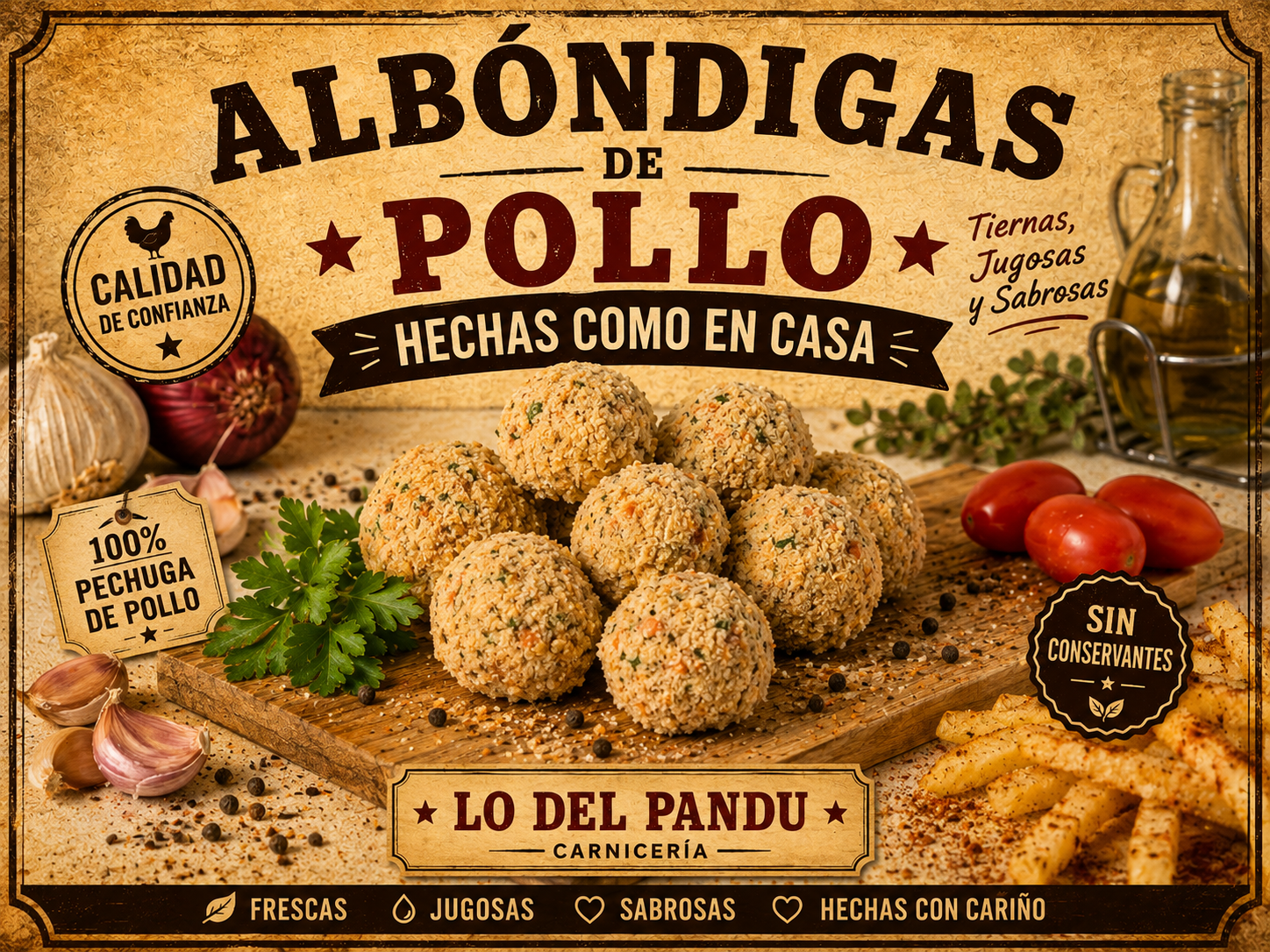 Albóndigas de pollo
