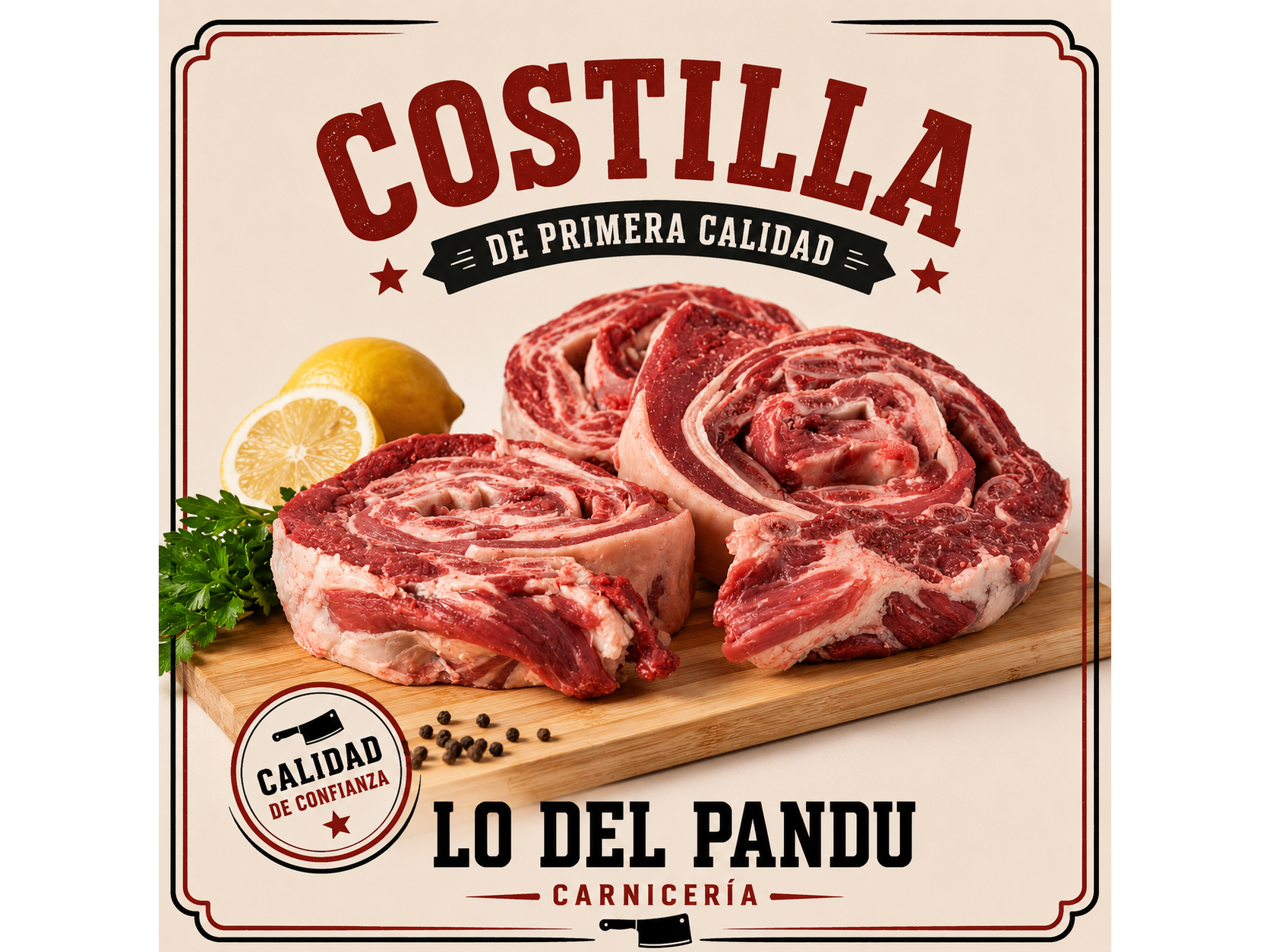 Costilla de ternera