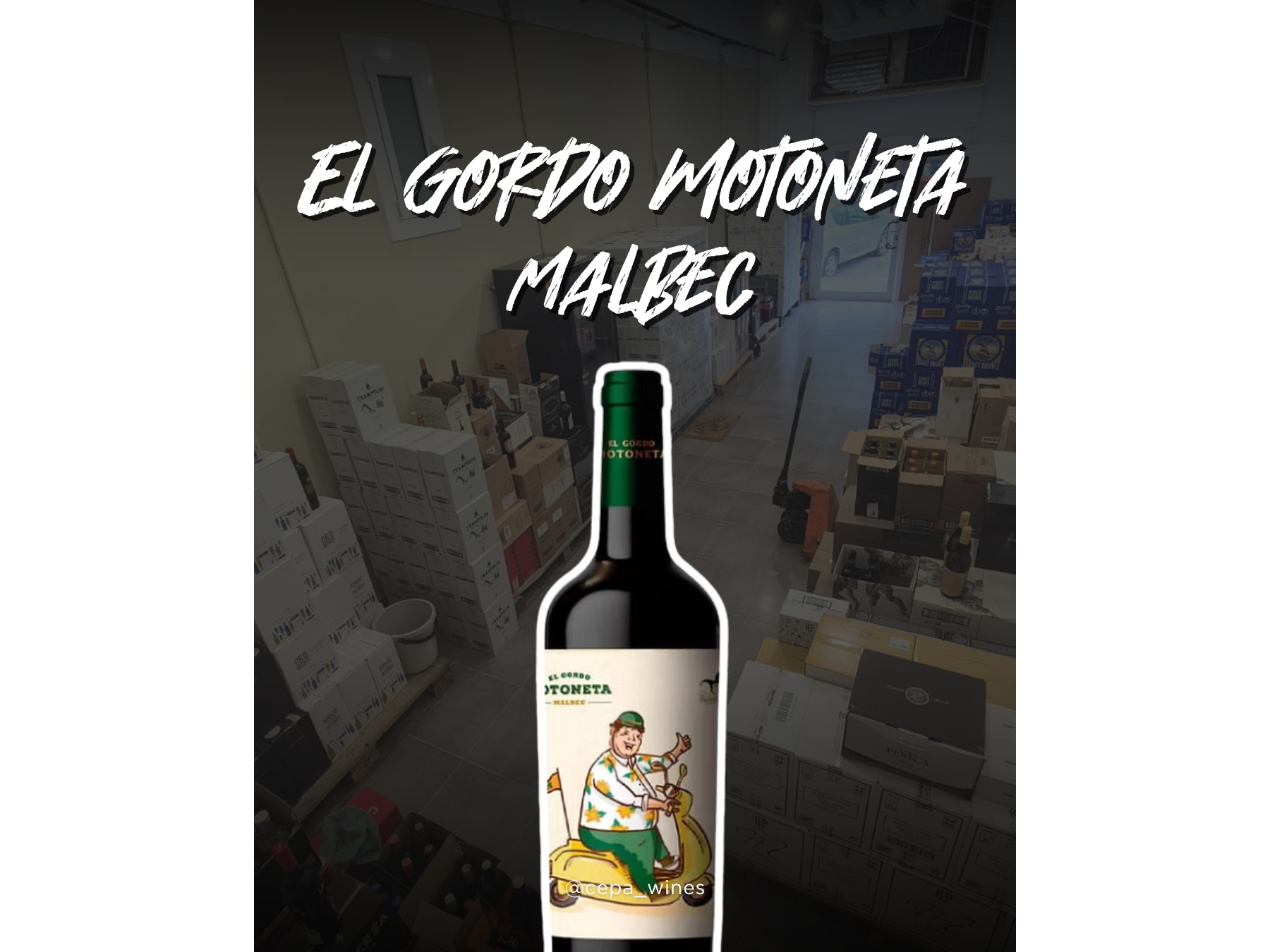 El gordo motoneta malbec