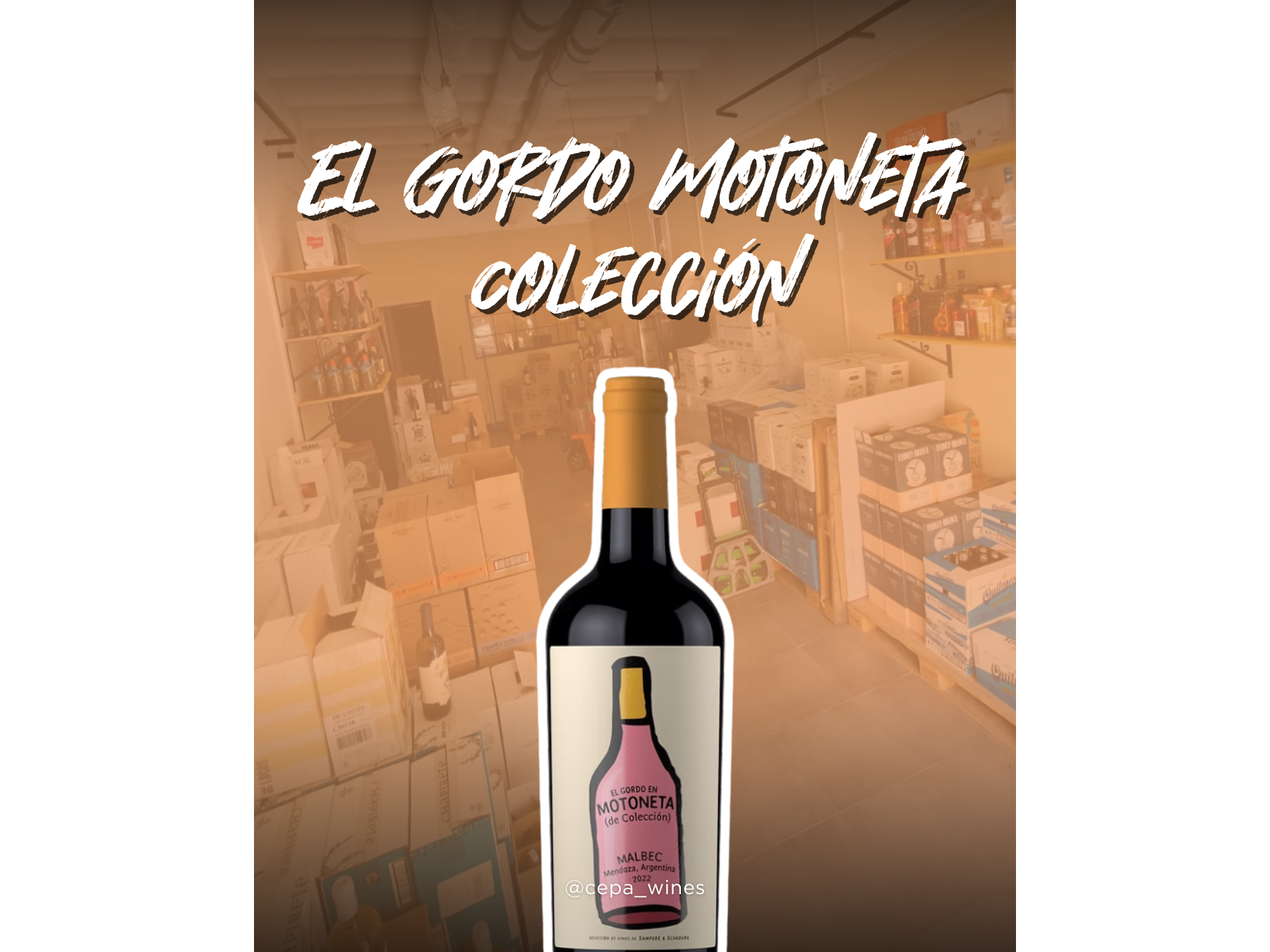 El gordo motoneta De colección Malbec