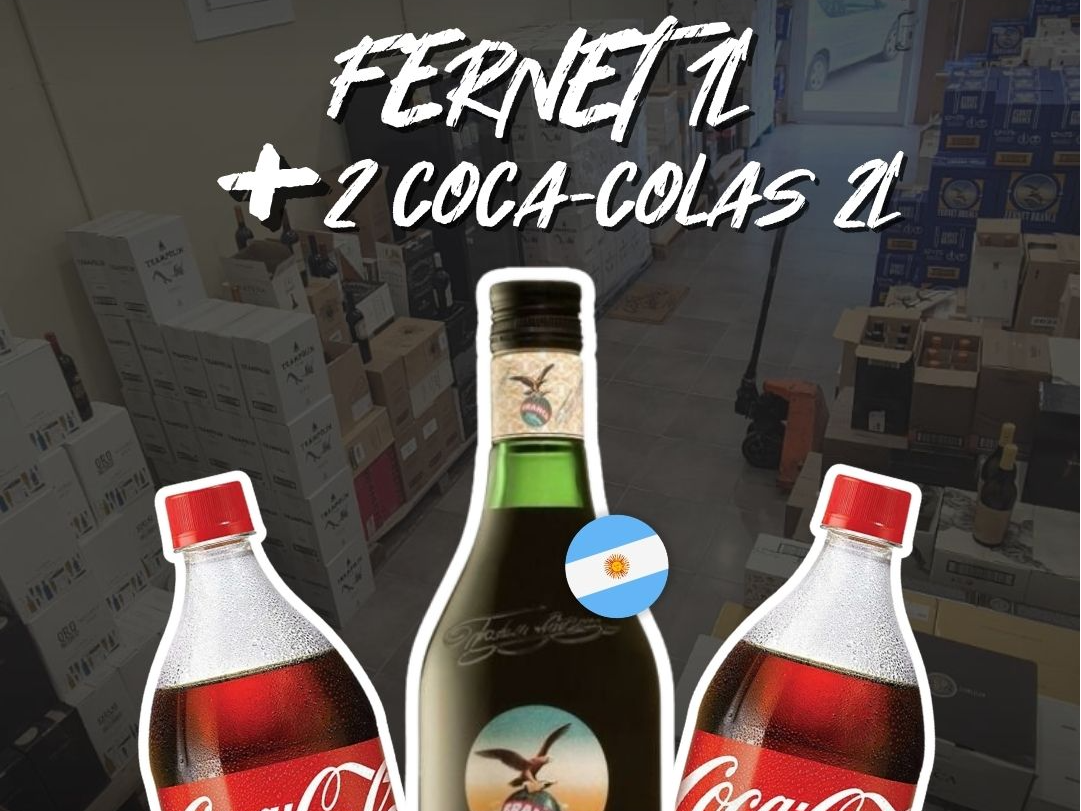 Fernet Branca Arg 750 + 2 Coca Cola 2 L