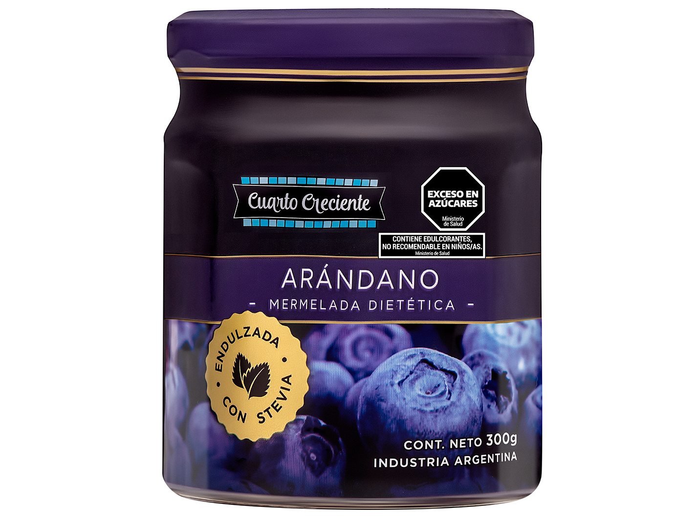 Mermelada Con Stevia ARANDANOS