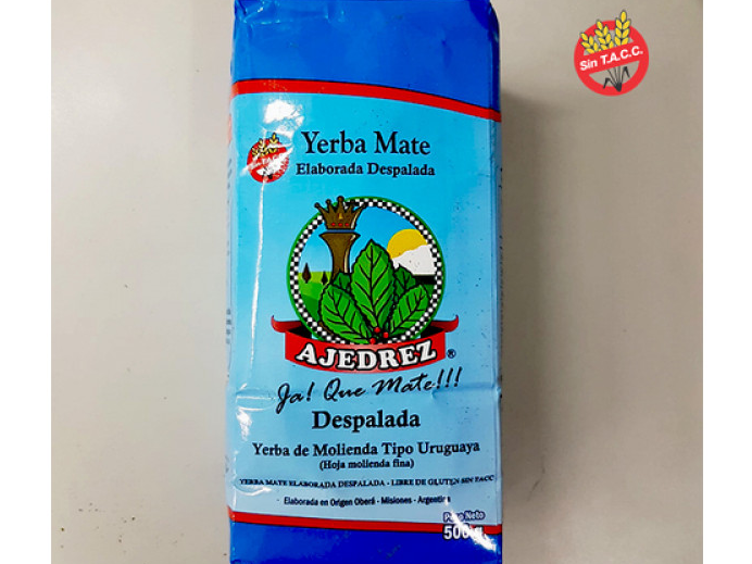 Yerba Mate Ajedrez Despalada x 500GRS