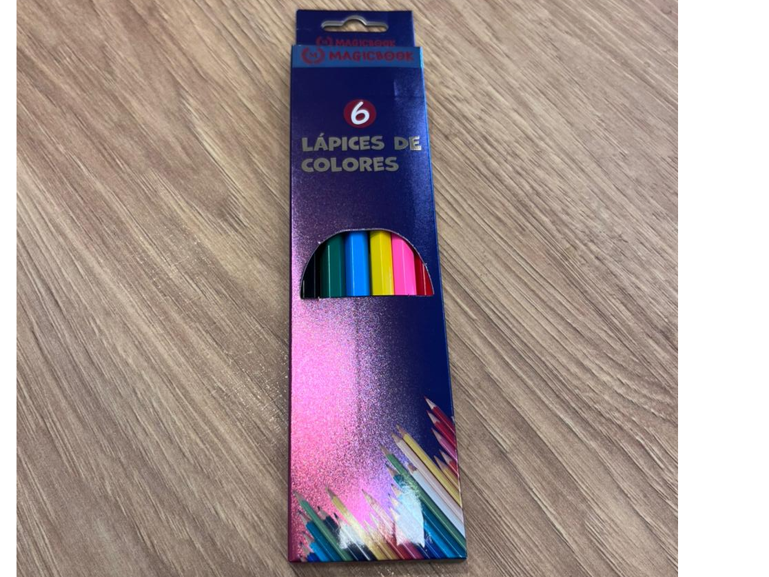 LÁPIZ COLOR X6 LARGO