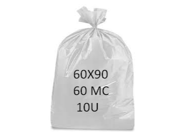 BOLSA 60X90 60MC 10U BLANCO