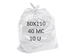 BOLSA 80X110 40MC 10U BLANCO