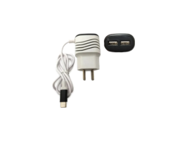 CARGADOR C/ CABLE 2 USB (4741)