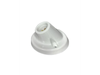 PORTALAMPARA FLORON CURVO BLANCO