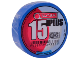 CINTA AISLADORA 10MTS AZUL TACSA