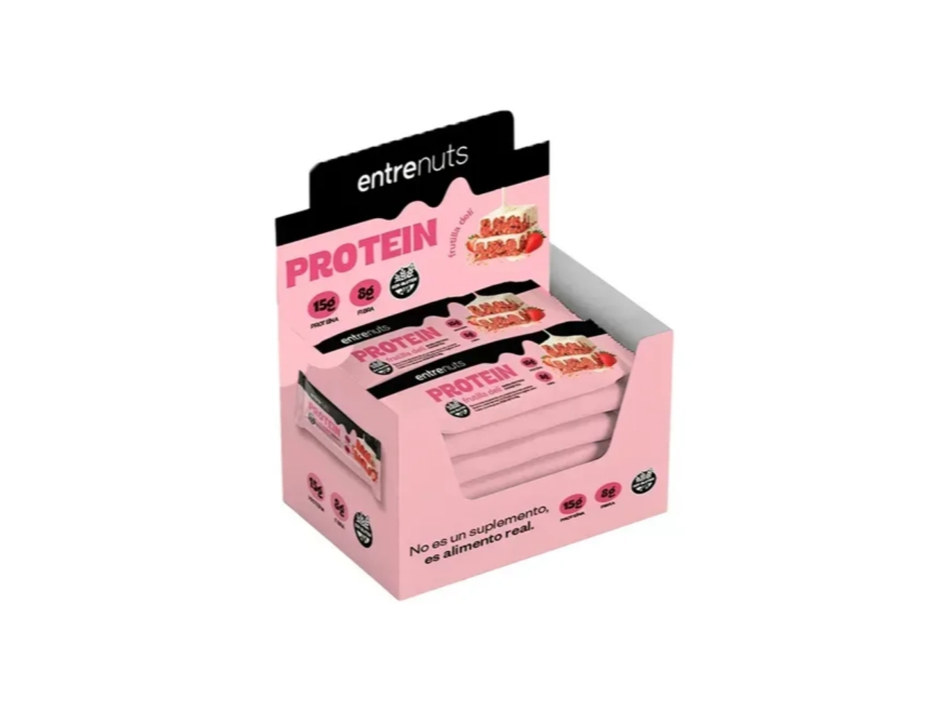 Barrita proteica frutilla 10u