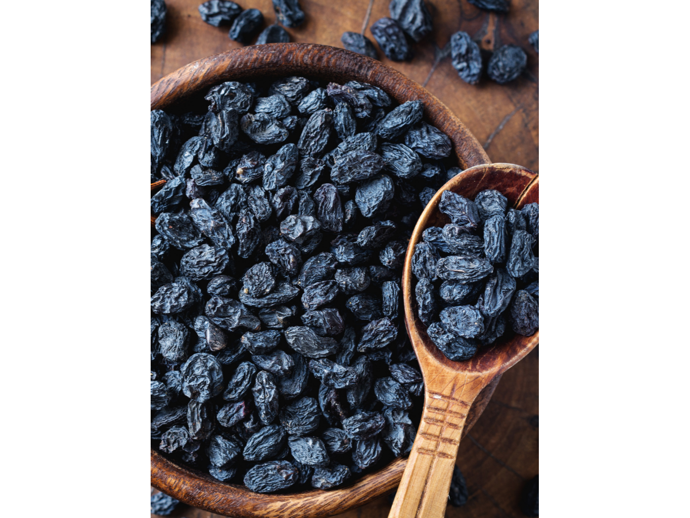 Pasas negras sin semillas