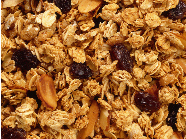 Granola con pasta de maní