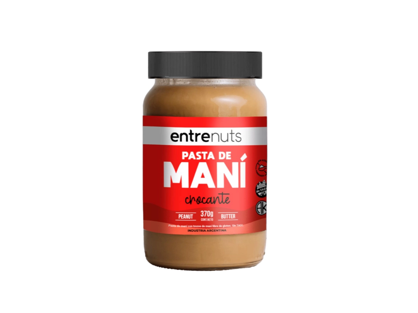 Pasta de maní crocante 370gr