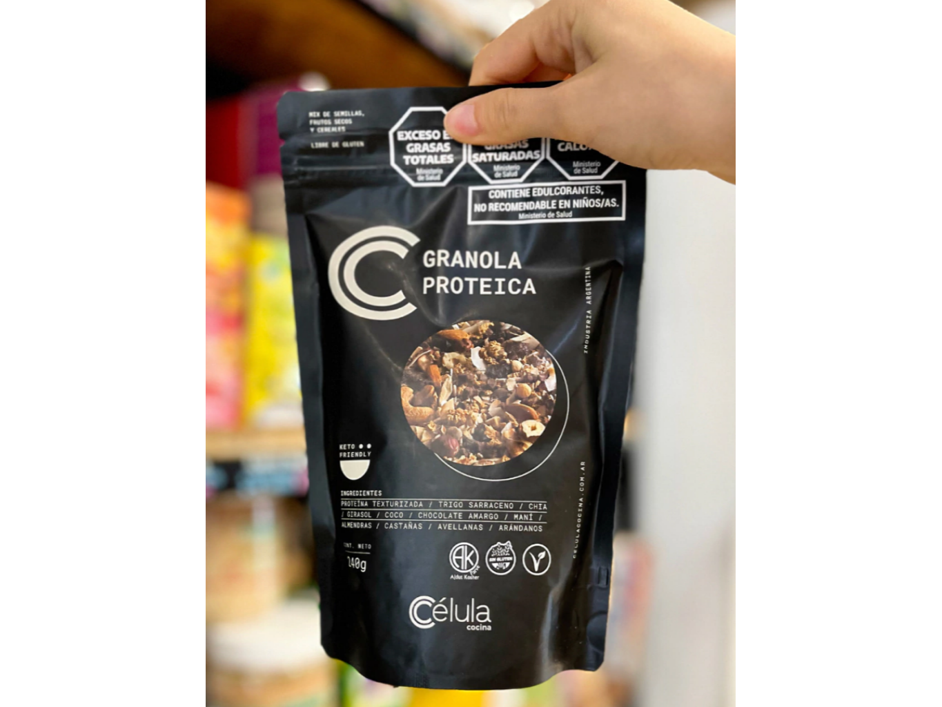Granola proteica
