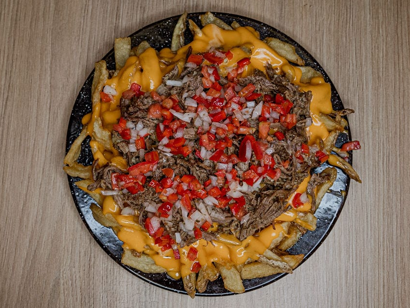 PAPAS CON CARNE DESMENUZADA