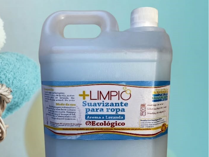 Suavizante para ropa biodegradable "Mas Limipio" x 2 litros